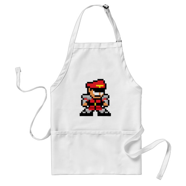 8-Bit M. Bison Standard Apron (Front)