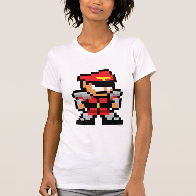 8-Bit M. Bison T-Shirt (Front)