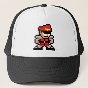 8-Bit M. Bison Trucker Hat