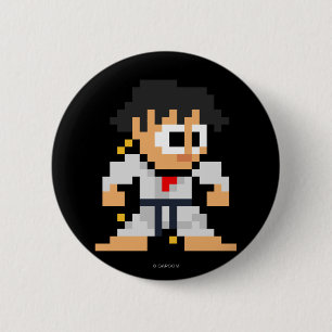 8-Bit Makoto 2 Inch Round Button