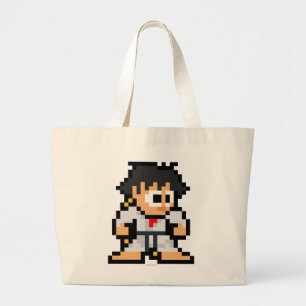 8-Bit Makoto Large Tote Bag