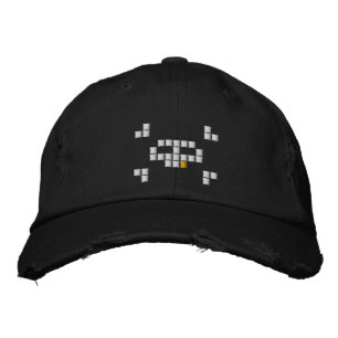 8 Bit Pirate Embroidered Hat