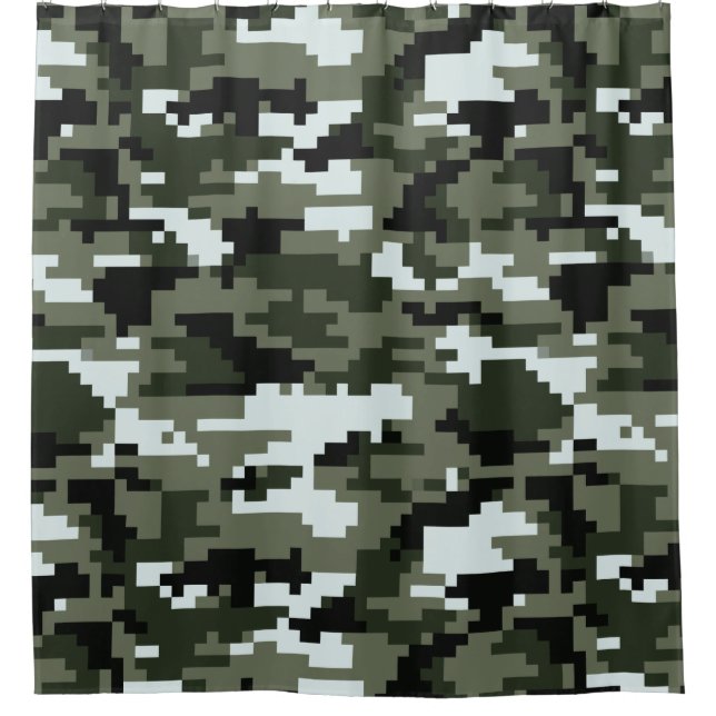 8 Bit Pixel Digital Urban Camouflage / Camo (Front)