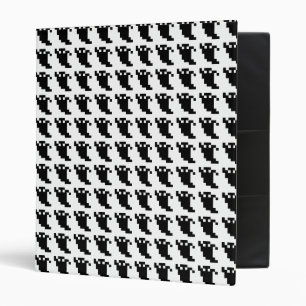 8 Bit Pixel Ghost Shadow Binder