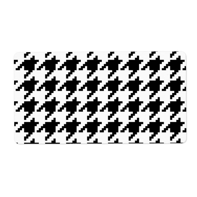 8 Bit Pixel Houndstooth Check Pattern (Front)