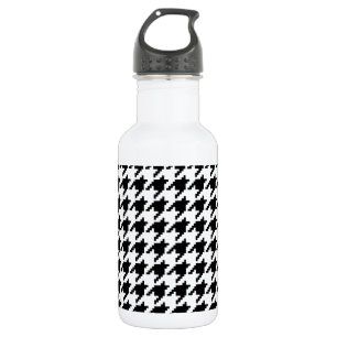 8 Bit Pixel Houndstooth Check Pattern 532 Ml Water Bottle