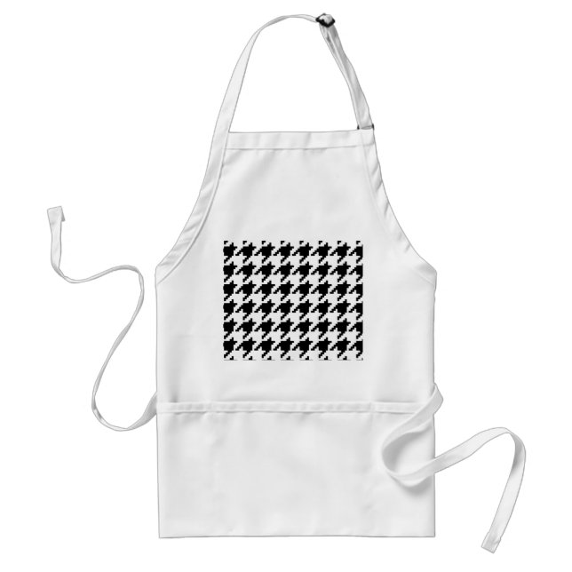 8 Bit Pixel Houndstooth Check Pattern Standard Apron (Front)