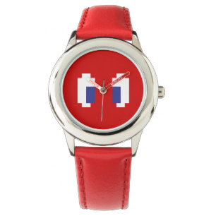 8 Bit Pixel Manga Eyes Watch