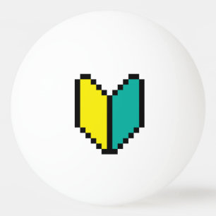 8 Bit Pixel Wakaba / Shoshinsha Mark Ping Pong Ball
