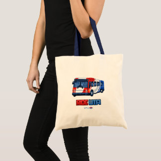 8-bit Ride UTA Bus Tote Bag