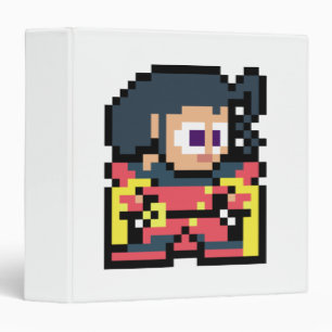 8-Bit Rose Binder