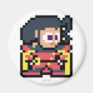 8-Bit Rose Magnet