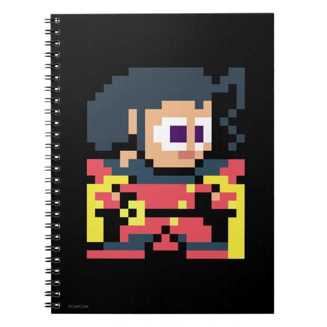 8-Bit Rose Notebook (Front)