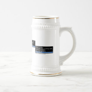 8 Bit RPG Battle Menu Beer Stein