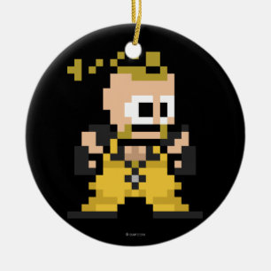 8-Bit Rufus Ceramic Ornament
