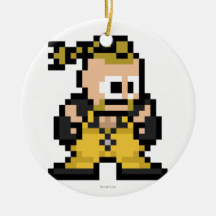 8-Bit Rufus Ceramic Ornament