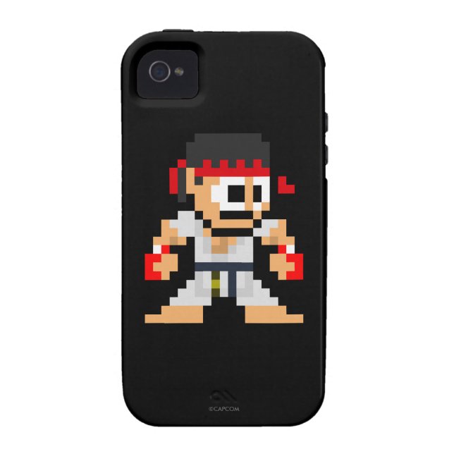 8-Bit Ryu Case-Mate iPhone Case (Back)
