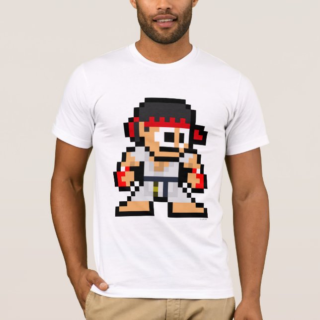 8-Bit Ryu T-Shirt (Front)