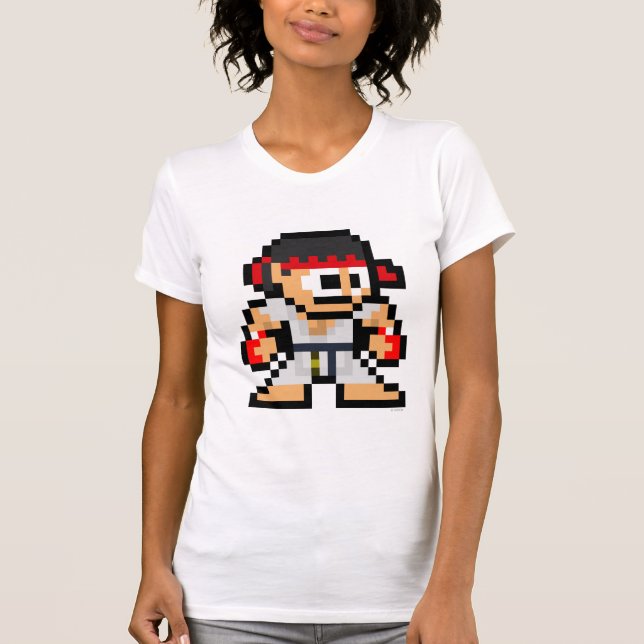 8-Bit Ryu T-Shirt (Front)