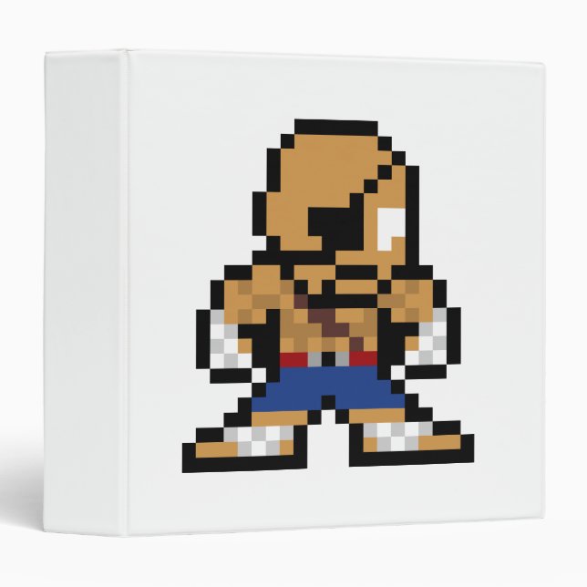8-Bit Sagat Binder (Front/Spine)