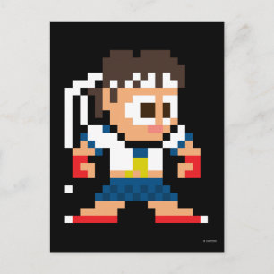 8-Bit Sakura Postcard