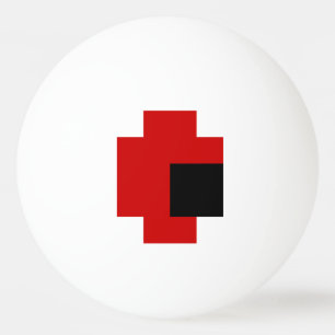 8 Bit Spooky Red Eye Ping-Pong Ball