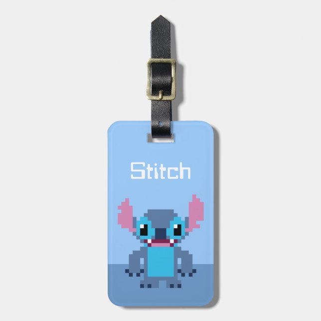 8-Bit Stitch Luggage Tag (Front Vertical)