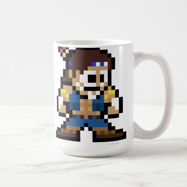 8-Bit T. Hawk Coffee Mug (Right)