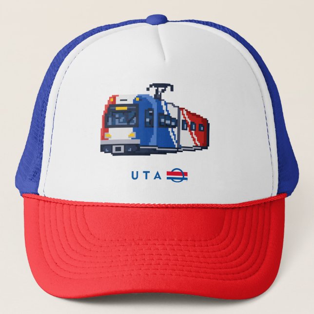 8-bit Take TRAX Trucker Hat (Front)