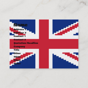 8 Bit Union Pixel Jack Business Card
