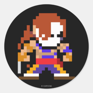 8-Bit Vega Classic Round Sticker