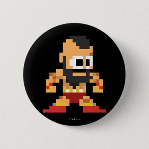 8-Bit Zangief 2 Inch Round Button