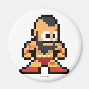 8-Bit Zangief Magnet