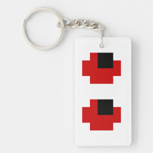 8 bits Éffrayants yeux rouges