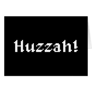 8 Bits Huzzah ! Carte de vœux