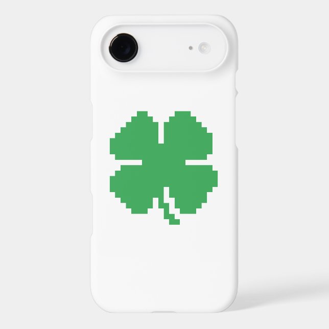 8 bits Pixel Lucky Four Leaf Clocher (Verso)
