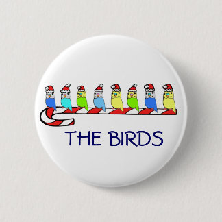 8 Budgies 2 Inch Round Button