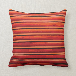8 Colors - Red - abstract design on a Throw Pillow