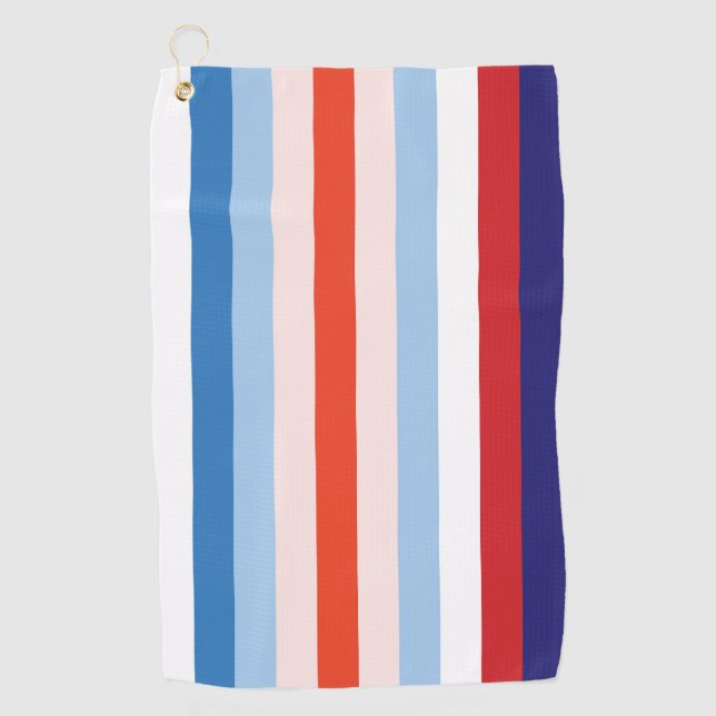 8 Colour Combination Golf Towel (Front)