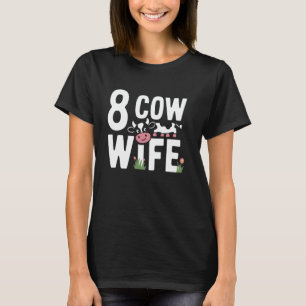 8 Cow Wife T-Shirt Funny Mormon LDS
