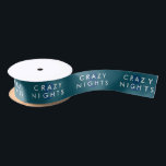 8 Crazy Nights Hanukkah Ribbon Satin Ribbon<br><div class="desc">8 Crazy Nights Hanukkah Ribbon</div>