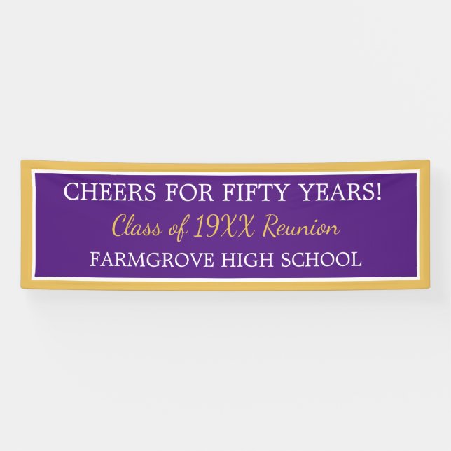 8 ft Banner! Special Class reunion Banner (Horizontal)