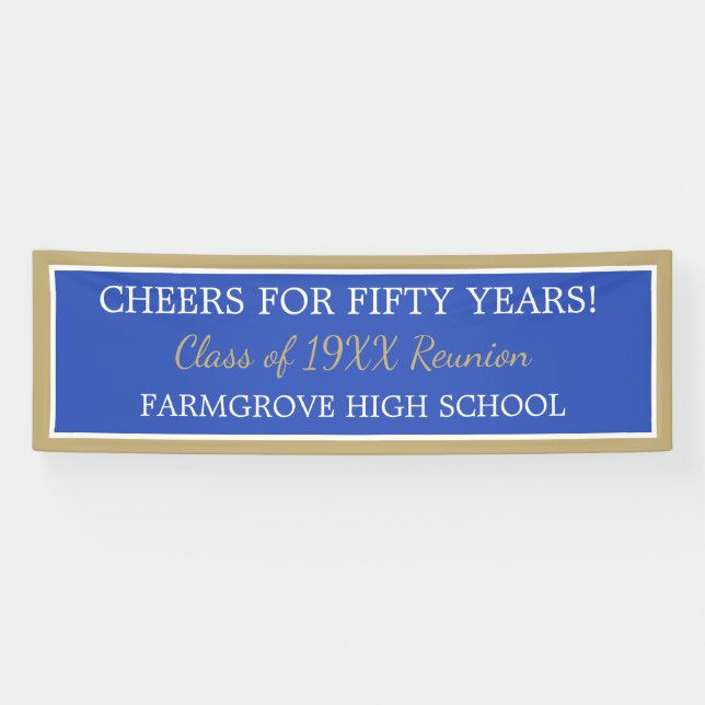 8 ft Banner! Special Class reunion Banner (Horizontal)