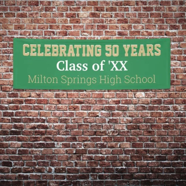 8 ft long! Celebrate 50 yrs reunion banner (Creator Uploaded)