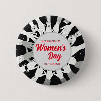 8 March InspireInclusion International Women's day 2 Inch Round Button