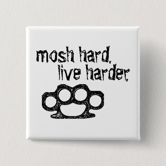 8 Mosh 2 Inch Square Button (Front)