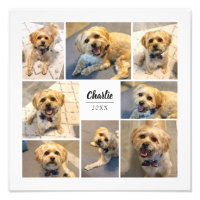 8 Photo Collage Personalized Photo Print