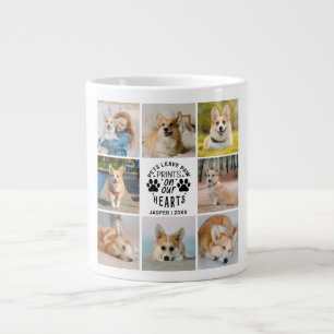 8 Photo Collage Pet Memorial Remembrance Large Coffee Mug