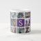 8 Photo Collage with a Centre Custom Monogram
