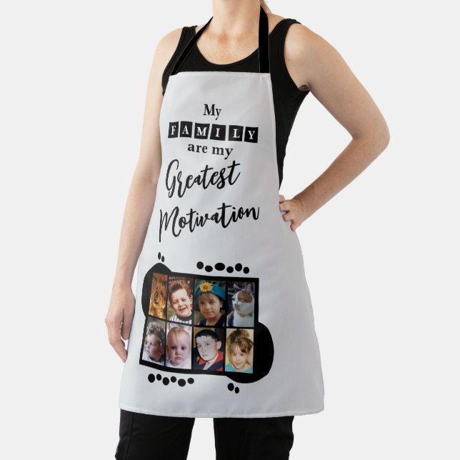 8 photo family motivation black apron (Insitu)